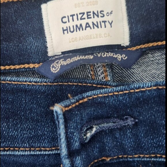 Citizens of Humanity Caia straight leg, 29. Color Lotus/ dark blue - Picture 2 of 4